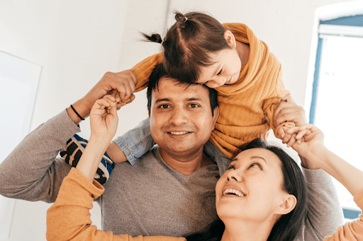 invest in your child's early learning development - Why you should invest in your child’s early learning development, happy mum, dad and child