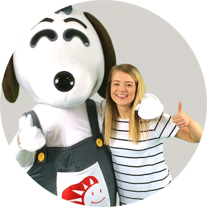 SHICHIDA at Home characters Emma and Shichi