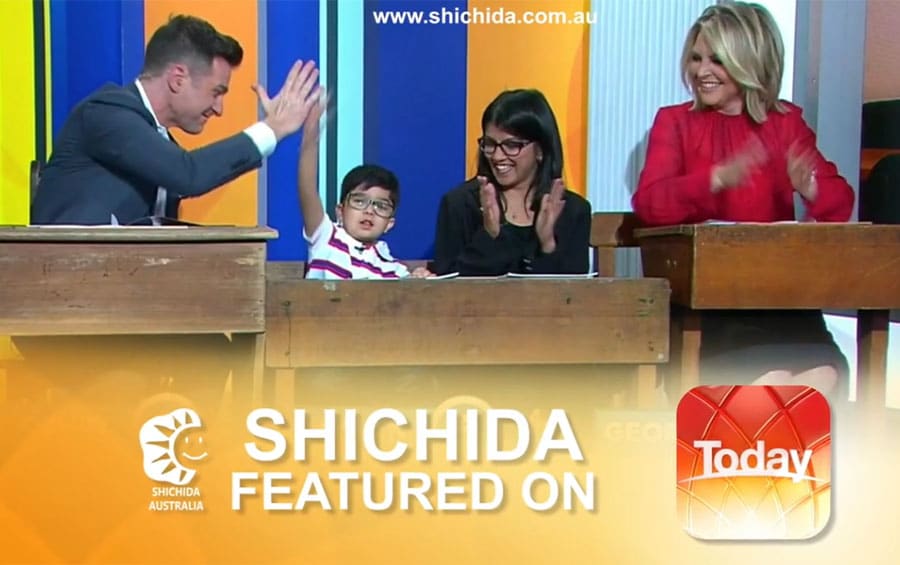 A young boy Ayaan, who is a Shichida learner, featured on the Today show
