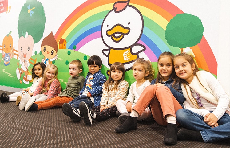 Happy kids at a Shichida centre