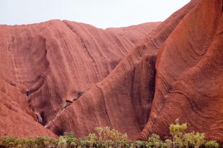 Exploring memory in different cultures. Uluru, Also Known as Ayers Rock, a Sacred Aboriginal Site in Australia.