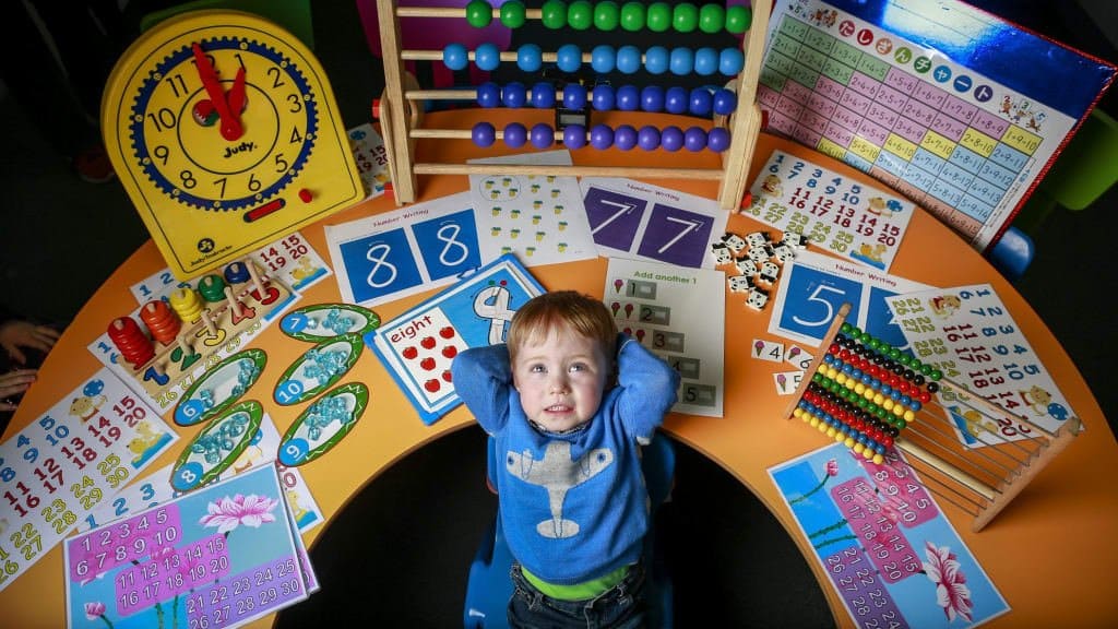 Improve Numeracy - Young boy in a Shichida class, featured in the newspaper for his skills