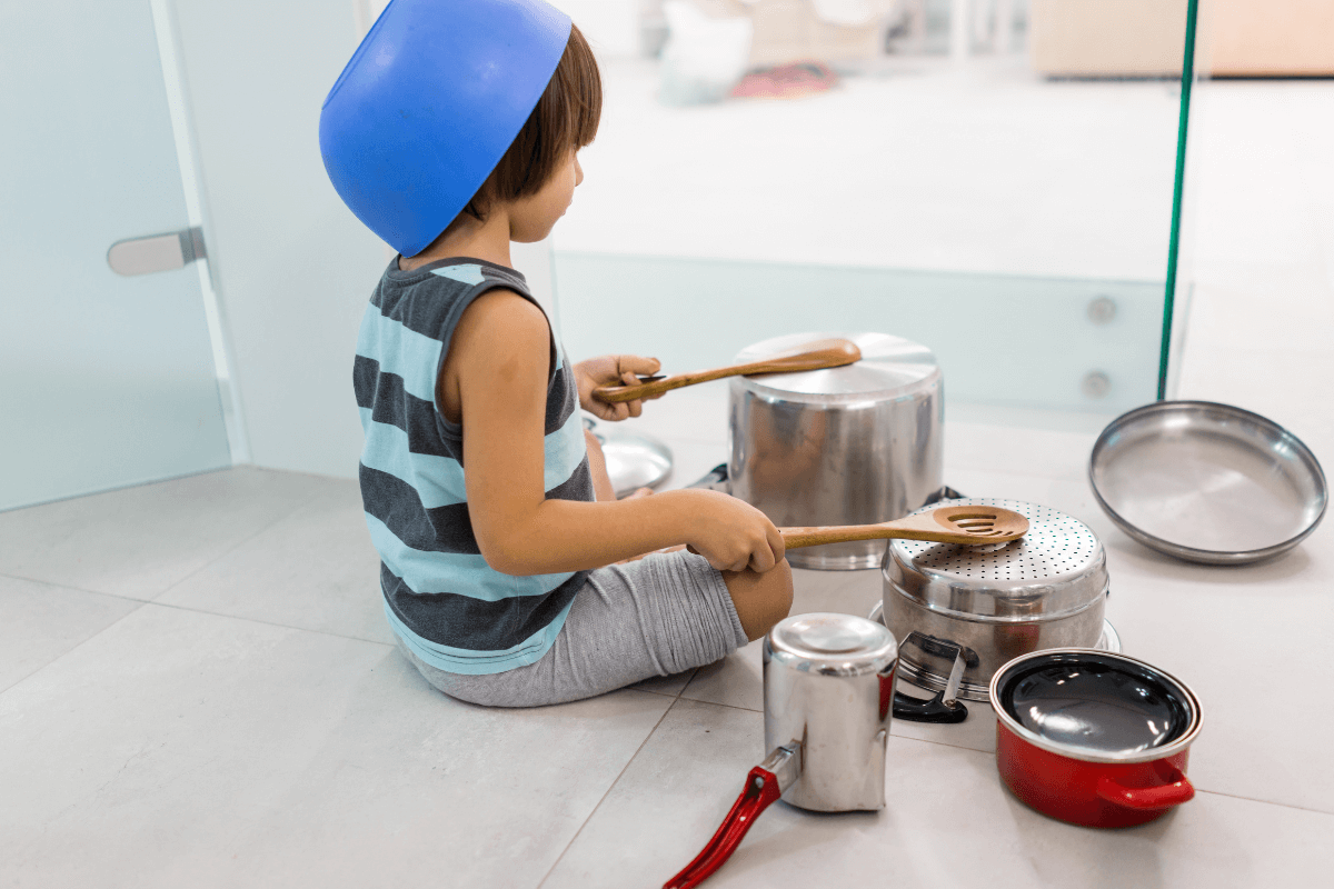 Encourage kids to explore music by making their own