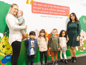 Happy Shichida children and parents