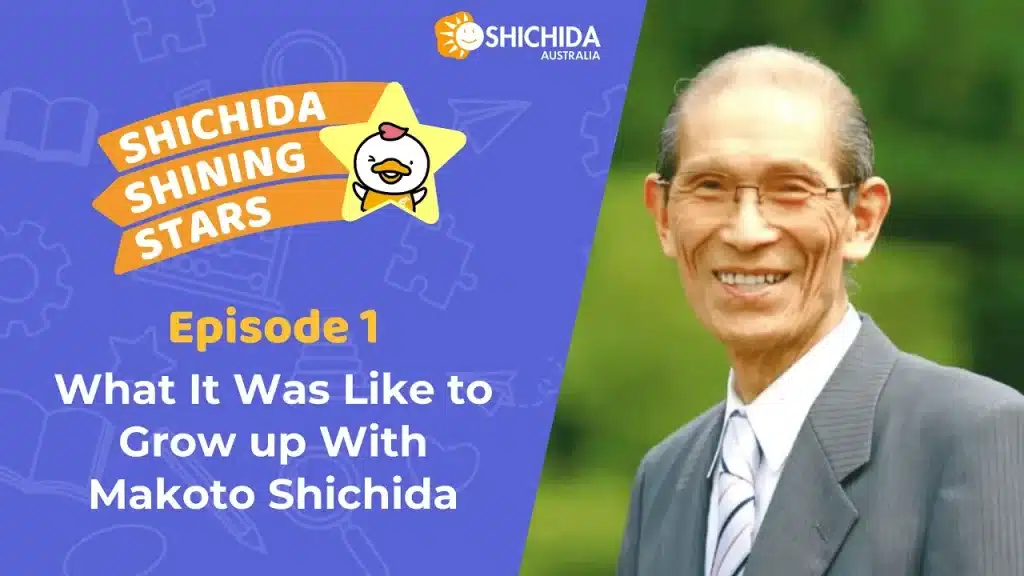 Episode 1 Shichida podcast image featuring Makoto Shichida - Growing up with Makoto Shichida