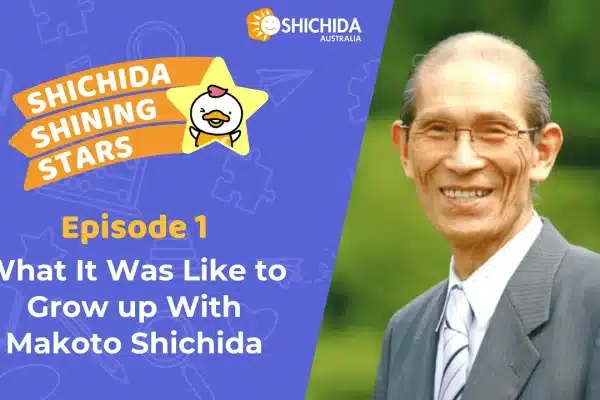 Episode 1 Shichida podcast image featuring Makoto Shichida - Growing up with Makoto Shichida