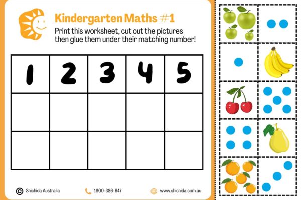 Kindergarten addition worksheets for math practice