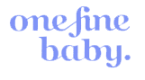 A logo consisting of words one - One Fine Baby