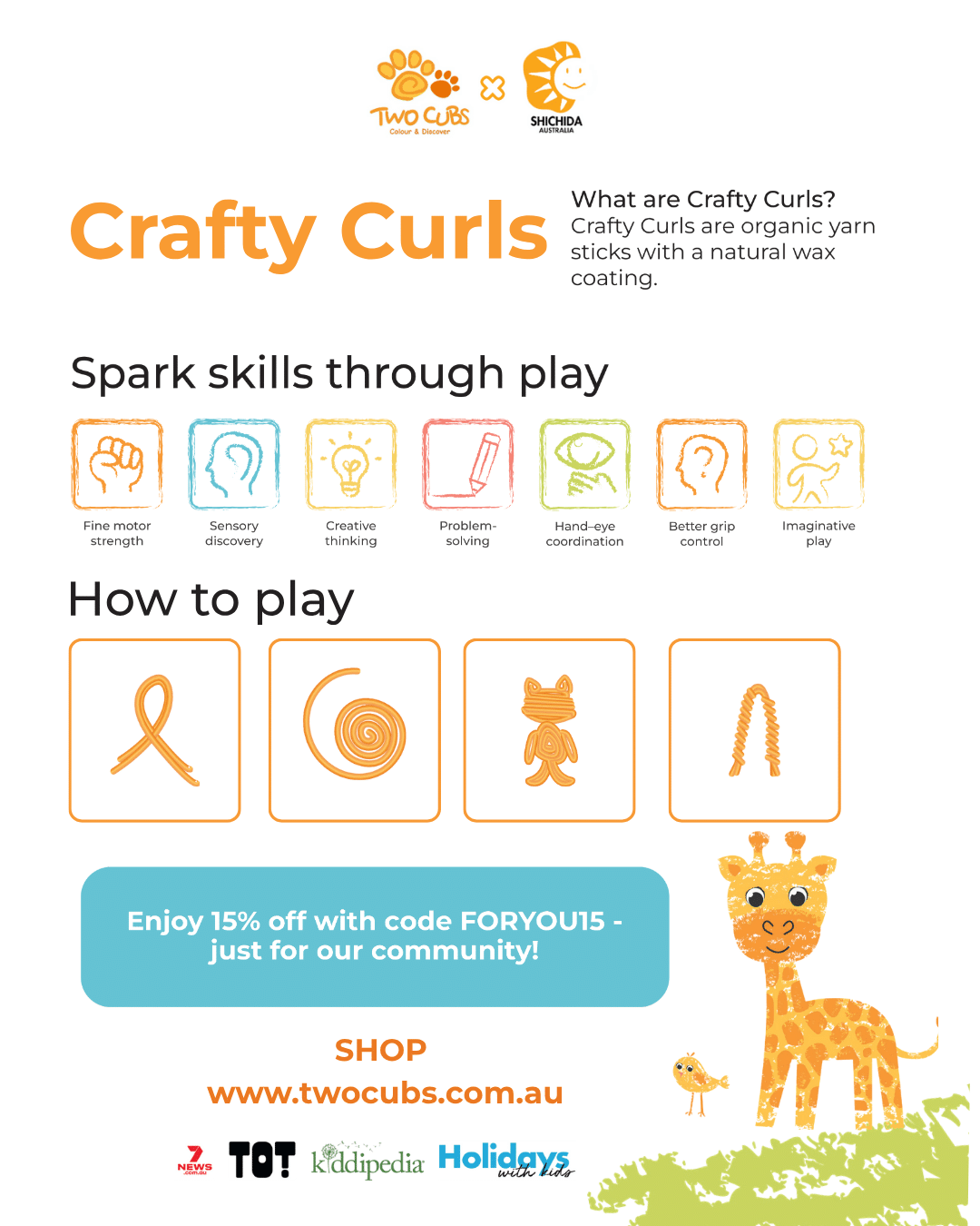 Shichida promotions partner two cubs