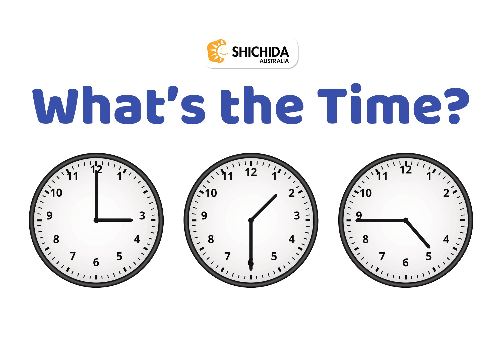 Clock flash cards, diy flashcards