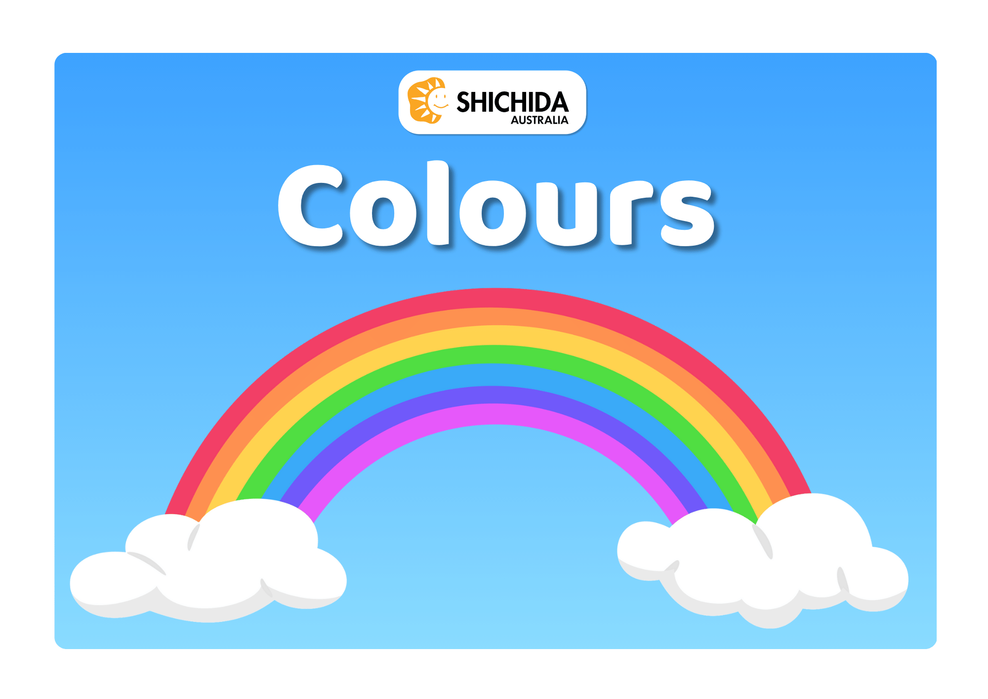 Colour flashcards, diy colours flash cards