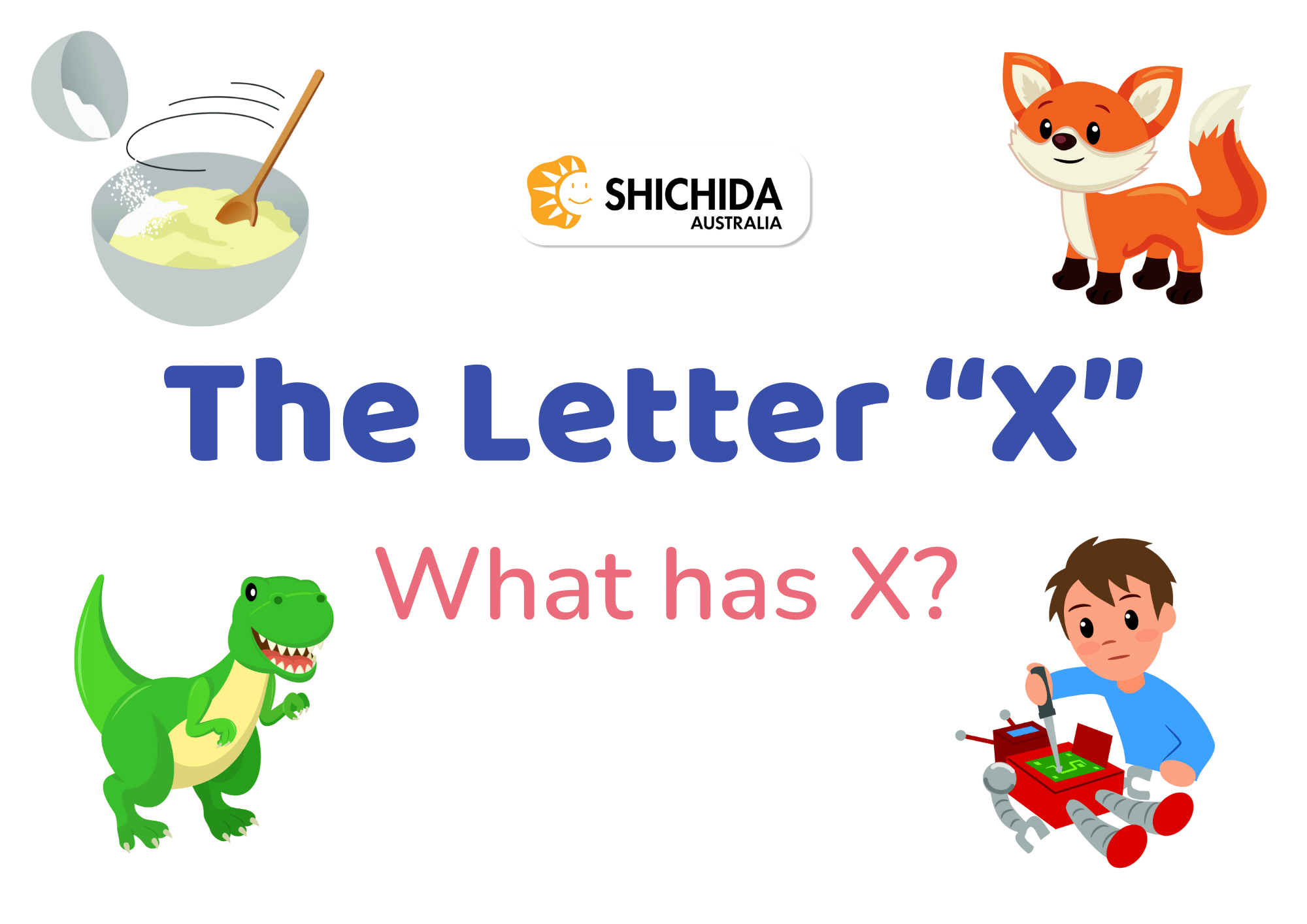 Letter X Flashcards - What has X