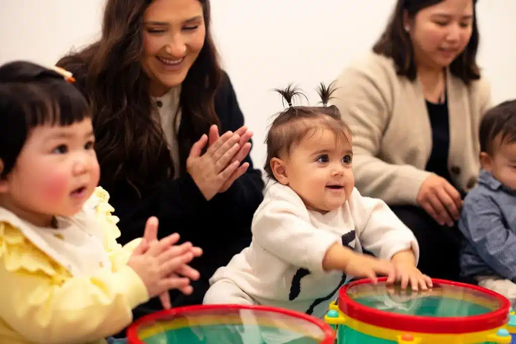 Baby clapping